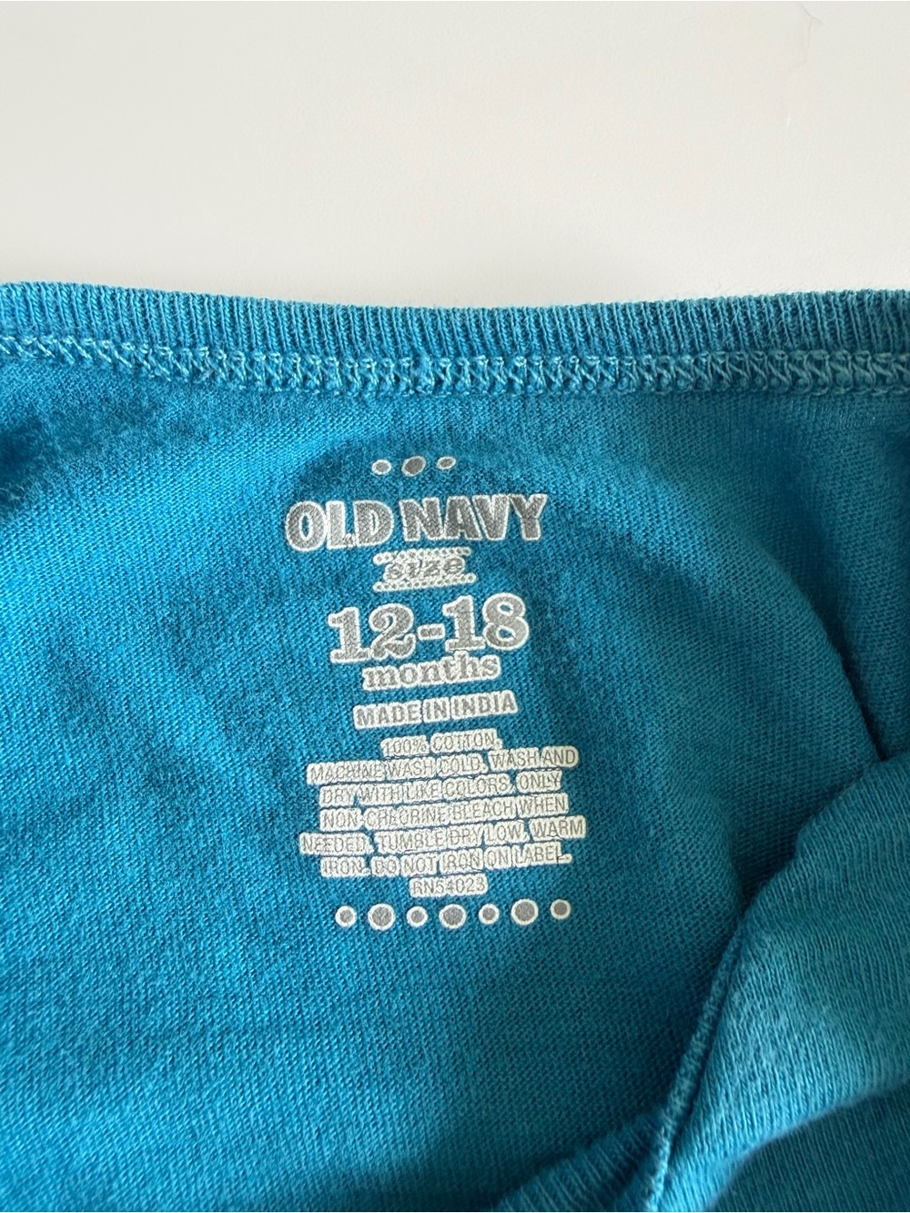 Bundle of Baby Boy Onesies Size 12-18 Months Long Sleeve Blue Gingham Gray Teal - Picture 12 of 16
